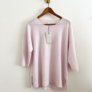 Poetry NWT Pale Orchid Purple 100% Cashmere Sweater Size 10